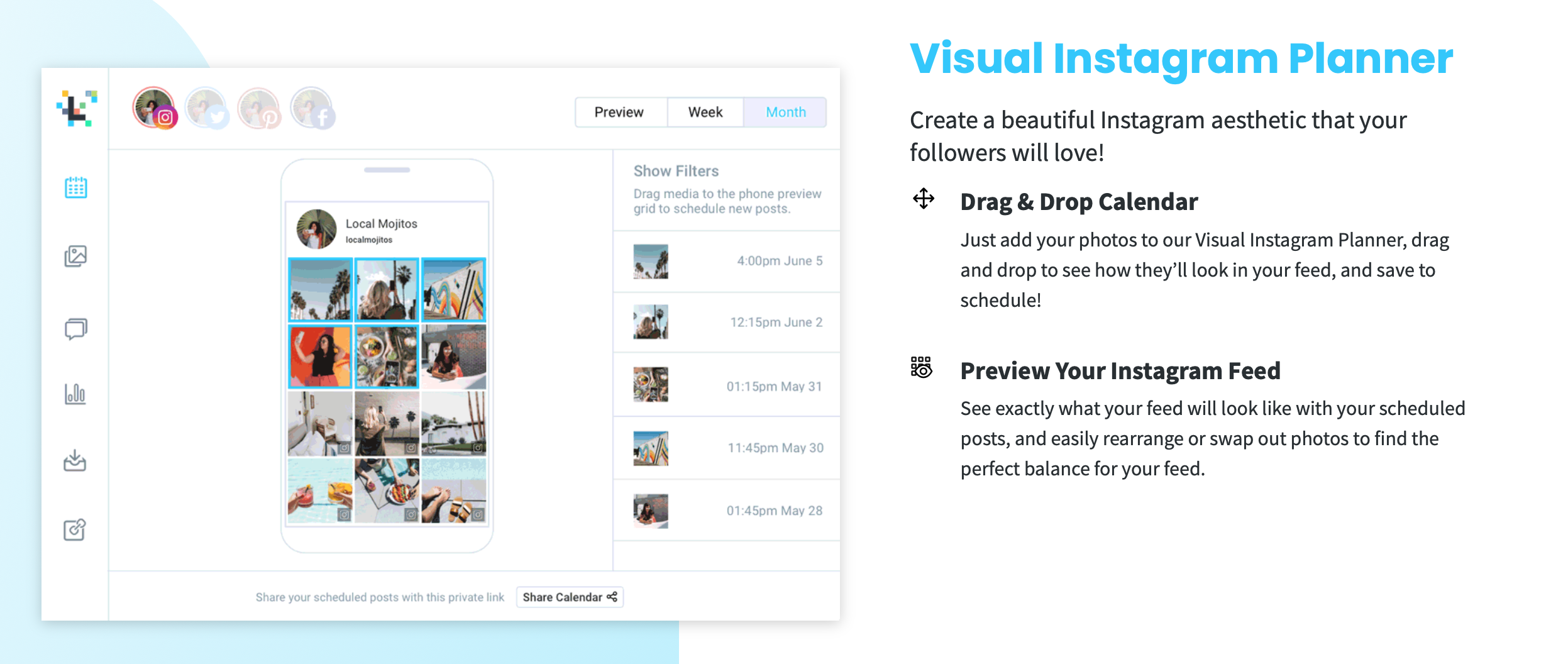 Later Visual  Instagram Planner